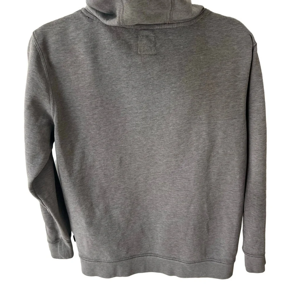 VANS Hooded Sweatshirt Size L Grey Pullover Hooded Streetwear Skater - Picture 4 of 8